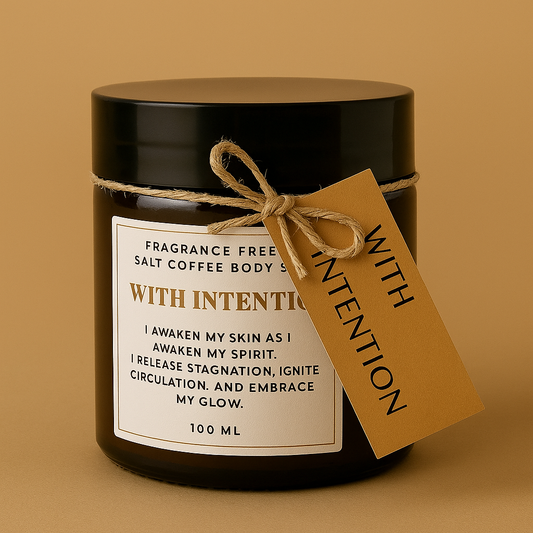 Fragrance Free Salt Coffee Body Scrub