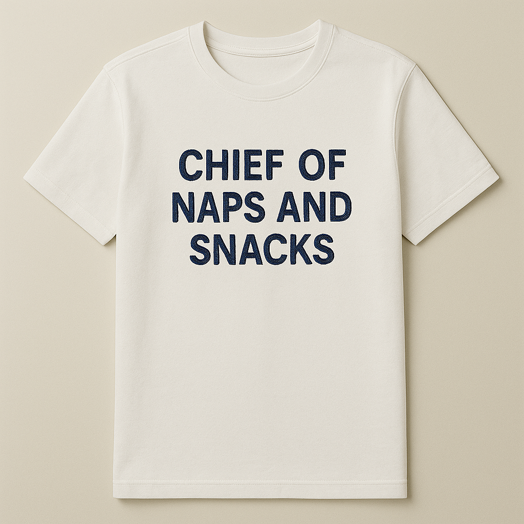 "Chief of Naps" Dad T-Shirt
