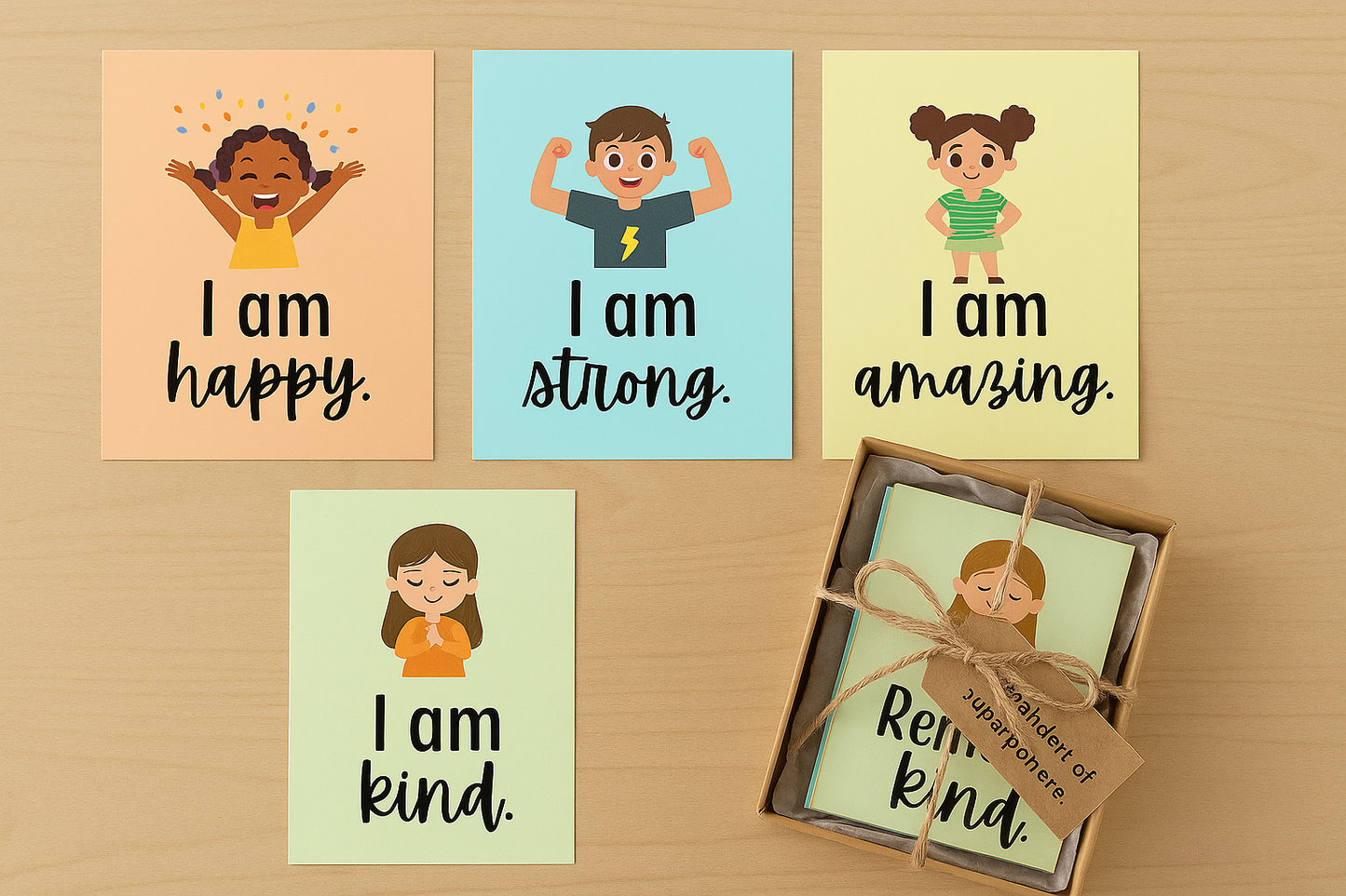 "Reminders of My Superpower" – Kids Affirmation Card Set